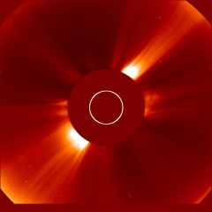 Image of solar wind