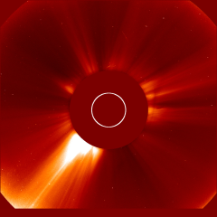 Image of solar wind