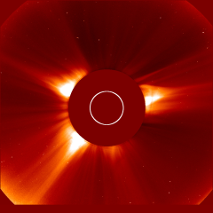 Image of solar wind