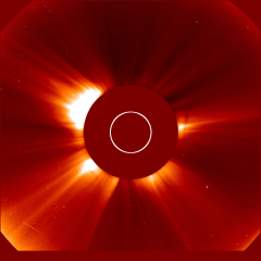 Image of solar wind