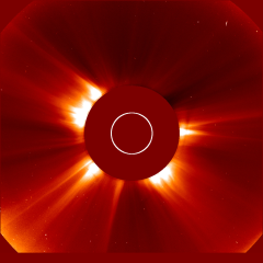 Image of solar wind