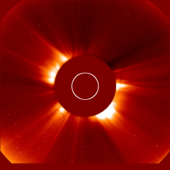 Image of solar wind