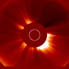 Image of solar wind