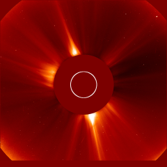 Image of solar wind