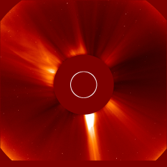 Image of solar wind