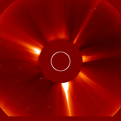 Image of solar wind