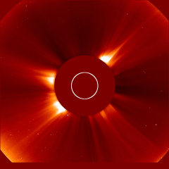 Image of solar wind