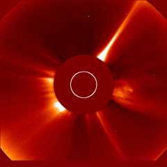 Image of solar wind