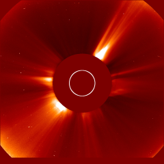 Image of solar wind