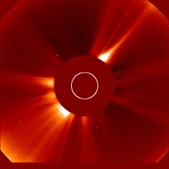 Image of solar wind