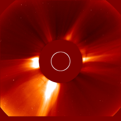 Image of solar wind