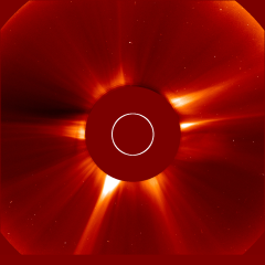 Image of solar wind