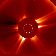 Image of solar wind