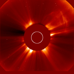 Image of solar wind