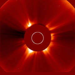 Image of solar wind