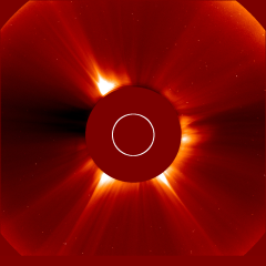 Image of solar wind