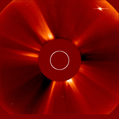 Image of solar wind