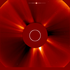 Image of solar wind