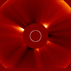 Image of solar wind