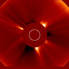 Image of solar wind