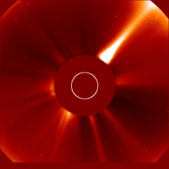 Image of solar wind