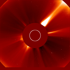 Image of solar wind