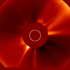 Image of solar wind