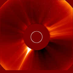 Image of solar wind