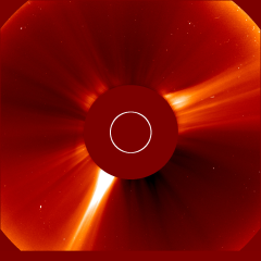 Image of solar wind