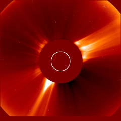 Image of solar wind