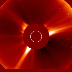 Image of solar wind