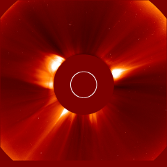 Image of solar wind