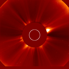 Image of solar wind