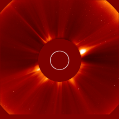 Image of solar wind