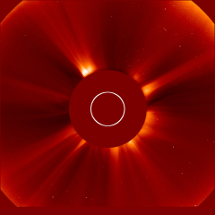 Image of solar wind