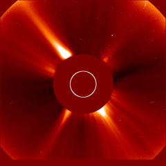 Image of solar wind