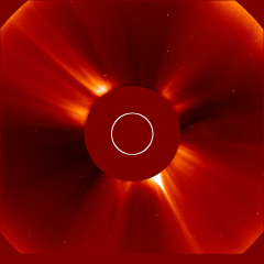 Image of solar wind