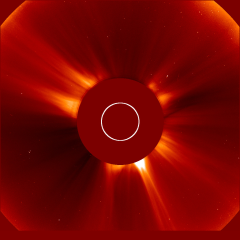 Image of solar wind