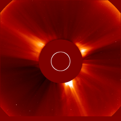 Image of solar wind