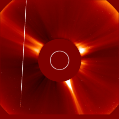 Image of solar wind