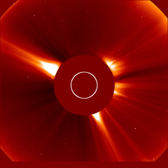 Image of solar wind