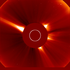 Image of solar wind