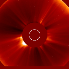 Image of solar wind