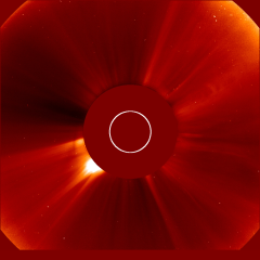 Image of solar wind