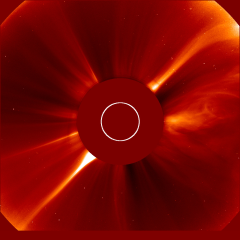 Image of solar wind