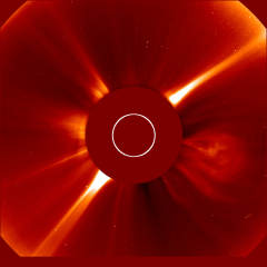 Image of solar wind