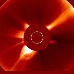 Image of solar wind