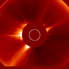 Image of solar wind