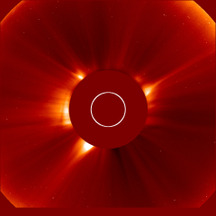 Image of solar wind