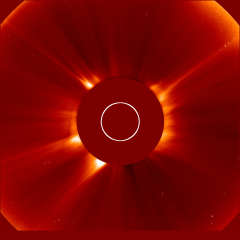 Image of solar wind